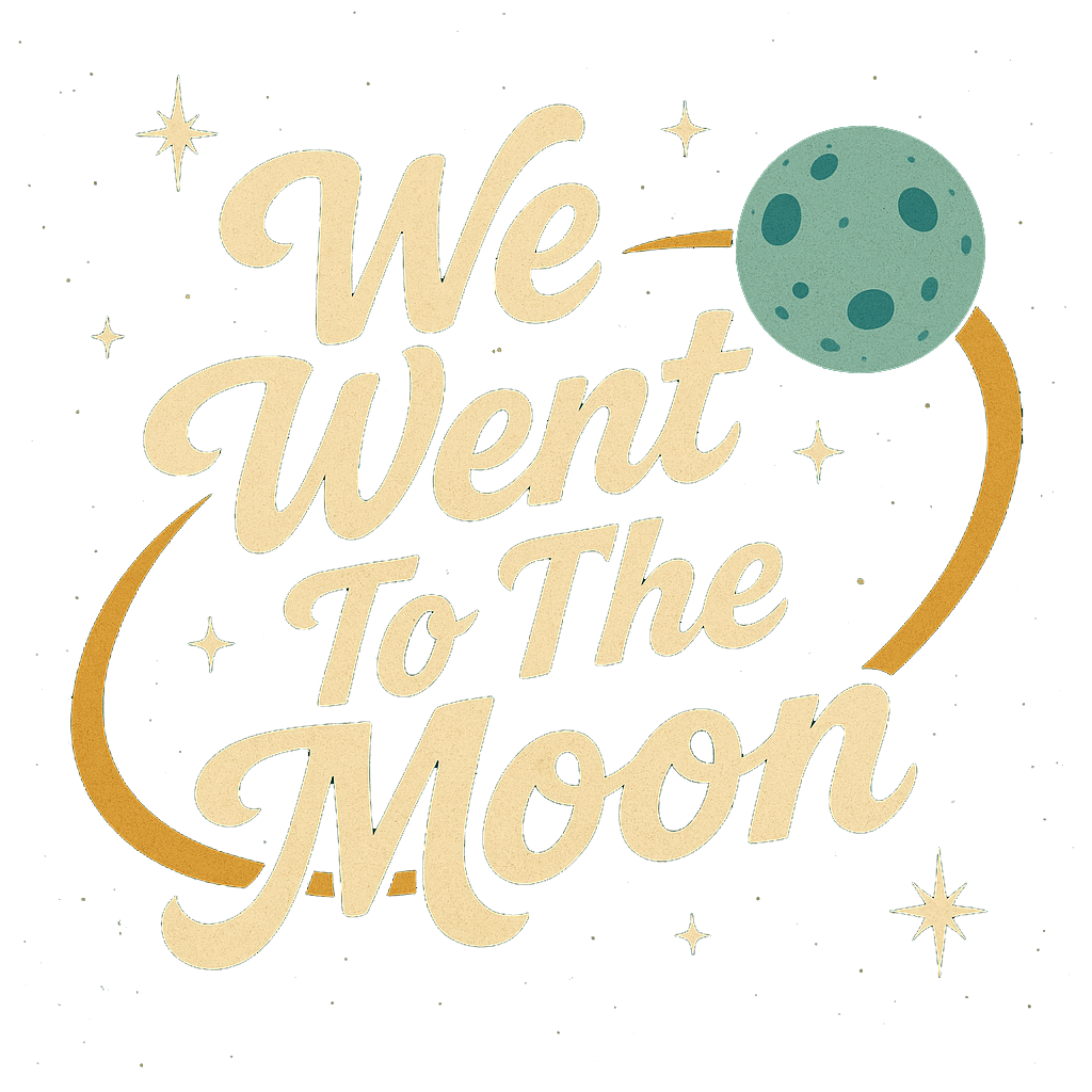 We Went To The Moon Logo